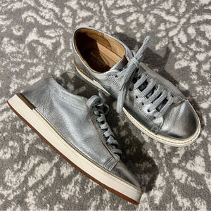 Hush Puppies Silver Metallic Sabine Sneaker 9.5